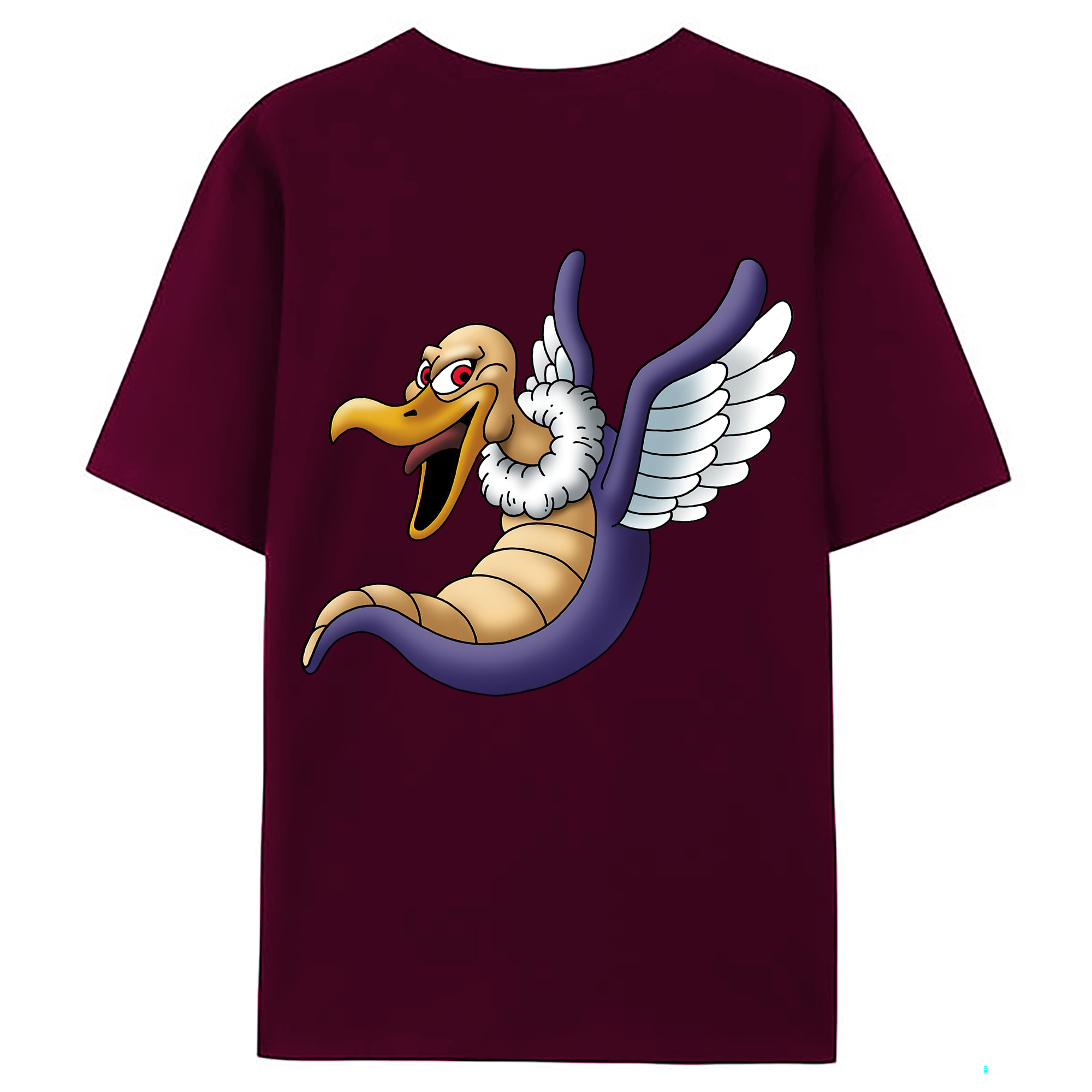 （画像用） ドラゴンクエスト Doragon Kuesuto Dragon Quest レディース半袖Tシャツ(バックプリント)
